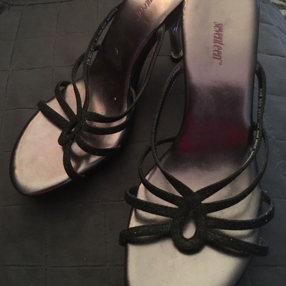 Black dress sandals